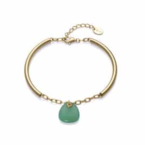 Puls Plata De Ley Baño Oro Piedra Sra Jewels