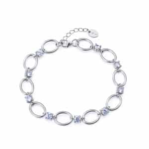 Puls Plata De Ley Baño Rodio Circ Sra Jewels