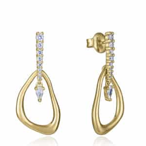 Pend Plata De Ley Baño Oro Circ Sra Jewels