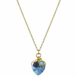 Collar Plata De Ley Baño Oro Piedra Sra Jwls
