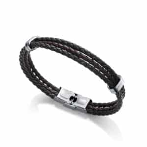 Puls Acero Y Piel Marron/negro Sr Fn