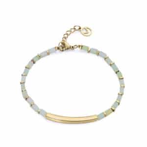 Puls Acero Ip Dorado Piedras Sra Fn