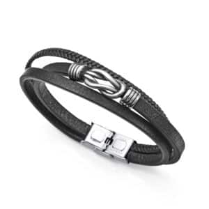 Puls Acero Y Piel Negra Sr Fn