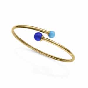 Puls Acero Ip Dorado Piedra Nat Sra Fashion