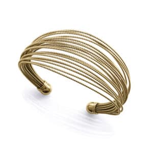 Puls Acero Ip Dorado Cable Sra Fashion