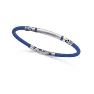 Puls Acero Y Silicona Azul Sr Fashion