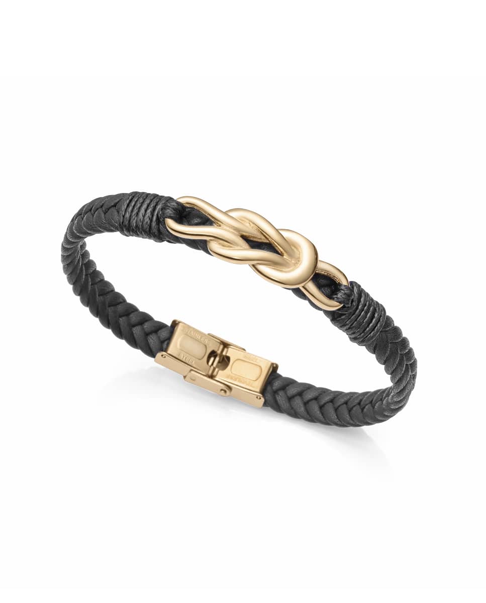 Pulsera Chic de acero en Ip dorado e Ip rosa