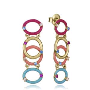 Pend Plata De Ley Baño Oro Circ Sra Jewels