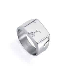 Anillo Acero Grieta Sr Fashion