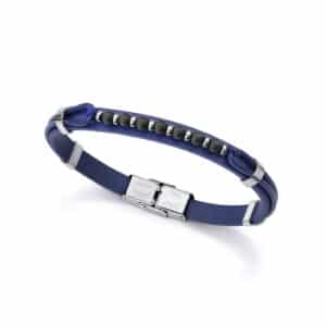 Puls Acero Y Piel Azul Sr Fashion
