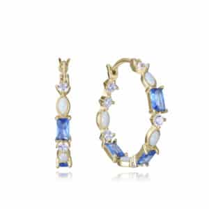 Pend Plata De Ley Baño Oro Circ Sra Jewels