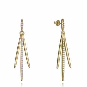 Pend Plata De Ley Baño Oro Circ Sra Jewels