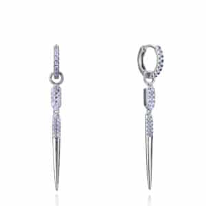 Pend Plata De Ley Baño Rodio Circ Sra Jewels