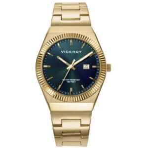 Reloj Acero Ip Dorado Brazalete Sra Va