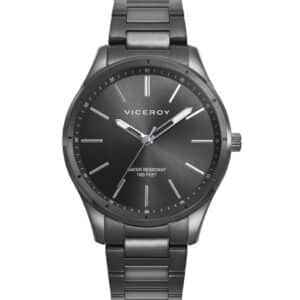 Reloj Acero Ip Gris Brazalete Sr Va