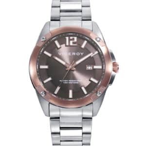 Pack Reloj Acero Ip Rosa Brazalete Sr Va