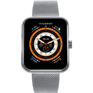 Reloj Smart Aluminio Plateado Brazalete Sr Va