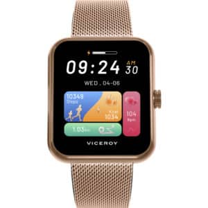 Reloj Smart Aluminio Rosado Brazalete Sr Va