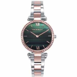 Reloj Acero Ip Rosa Brazalete Sra Va