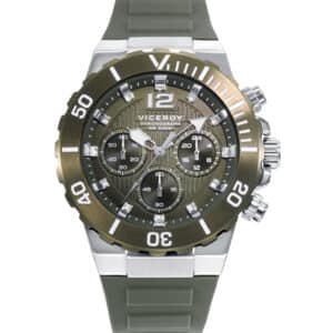 Crono Acero Ip Verde Correa Sr Va