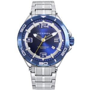 Reloj Viceroy Acero Ip Azul Brazalete Sr 46839-35