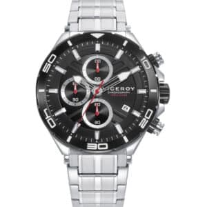 Reloj Viceroy Crono Acero Ip Negro Brazalete Sr 46841-57