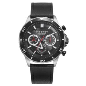 Reloj Viceroy Crono Acero Y Aluminio Correa Sr 46845-57