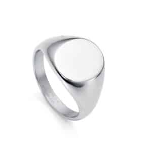 Anillo Magnum de acero sello redondo