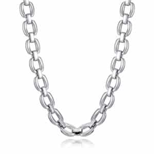 Collar Acero Eslabones Sra Fn