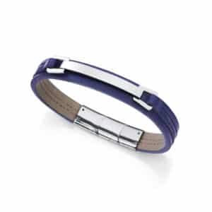 Puls Acero Y Piel Azul Sr Fashion