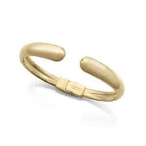 Puls Acero Ip Dorado Rigida Sra Fashion