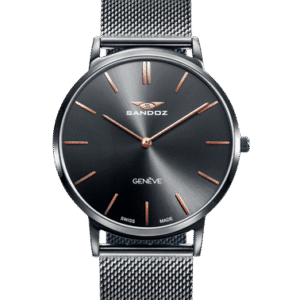Reloj Acero Ip Gris Brazalete Sr Classic & Slim