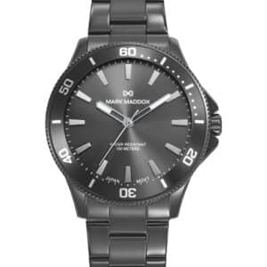 Reloj Acero Ip Negro Brazalete Sr Mm