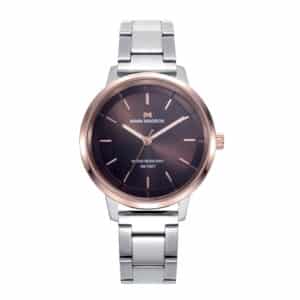 Reloj Acero Ip Rosa Brazalete Sra Mm