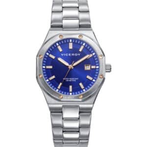 Reloj Acero Ip Rosa Brazalete Sra Va