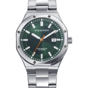 Reloj Viceroy  Señor  caja de acero 10 Atm, brazalete de acero, movimiento cuarzo