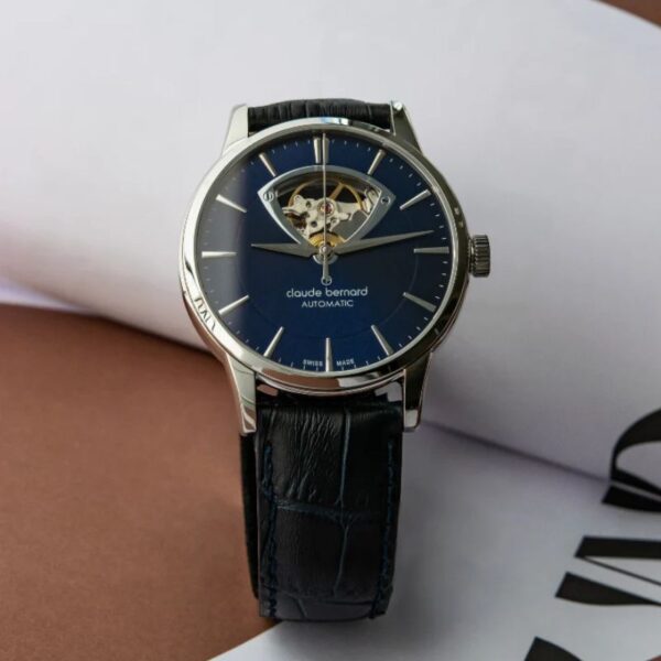 Reloj Claude Bernard Classic Automatic Open Heart 85017 3 BUIN3 - Imagen 4