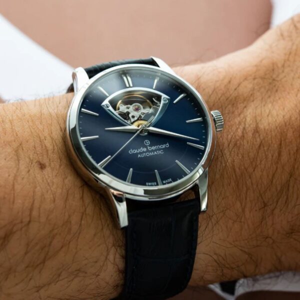 Reloj Claude Bernard Classic Automatic Open Heart 85017 3 BUIN3 - Imagen 5