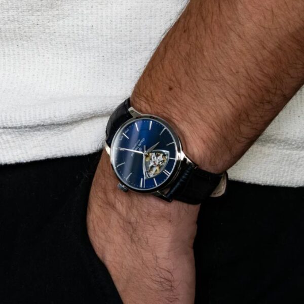 Reloj Claude Bernard Classic Automatic Open Heart 85017 3 BUIN3 - Imagen 2
