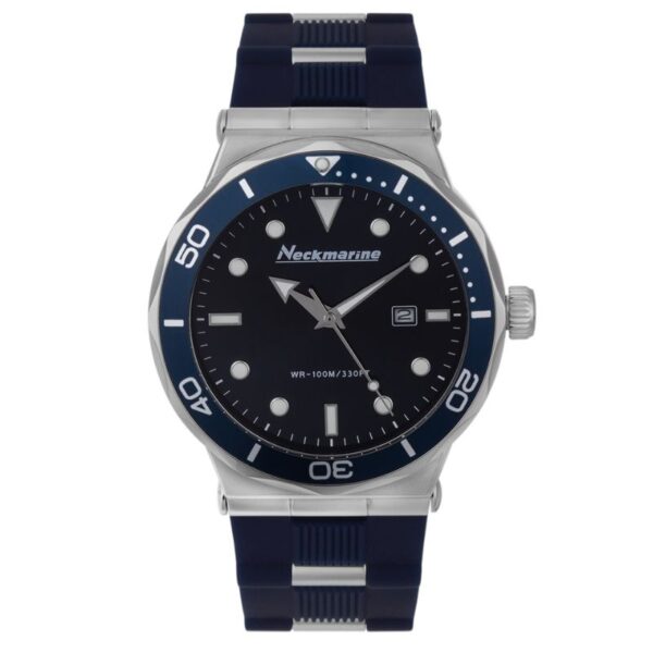 Reloj de acero para hombre de color azul - Neckmarine - NKM4203M05