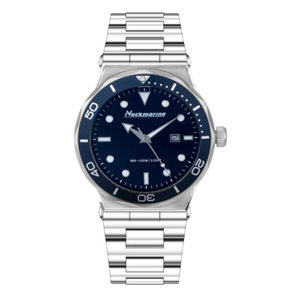 Reloj de acero para hombre de color azul - Neckmarine - NKM4203M05M