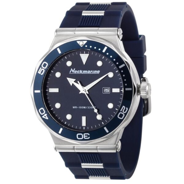 Reloj de acero para hombre de color azul - Neckmarine - NKM4203M05 - Imagen 2