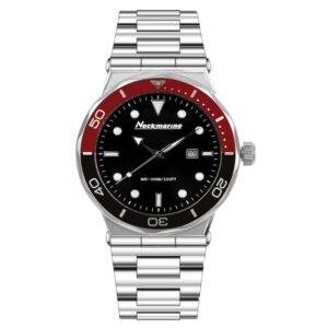 Reloj de acero para hombre de color negro - Neckmarine - NKM4203M03M