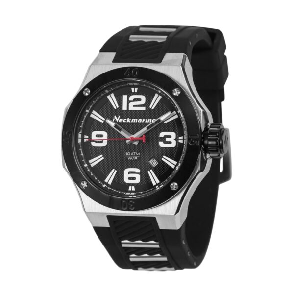 Reloj de hombre de acero de color negro - Neckmarine - NKM435L02 - Imagen 3