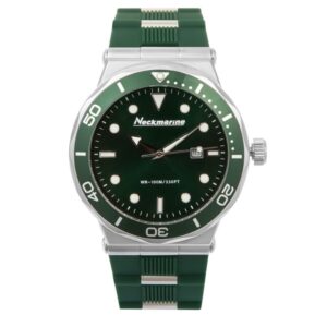 Reloj de acero para hombre de color verde - Neckmarine - NKM4203M10