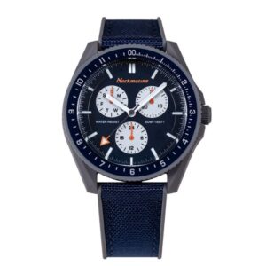 Reloj multifunción de bio base carbono unisex azul - Pulsera de caucho