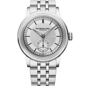 Reloj Raymond Weil millesime Small Seconds 35 mm, silver dial 2130-ST-65001