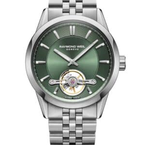 Reloj Raymond Weil freelancer Calibre RW1212 42 mm, green dial 2781-ST-52051