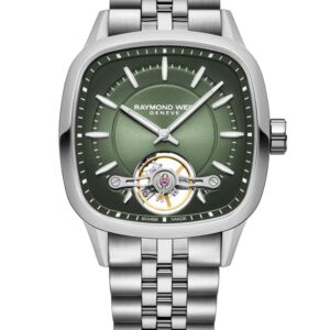 Reloj Raymond Weil freelancer Calibre RW1212 40 x 40 mm, green dial 2790-ST-52051