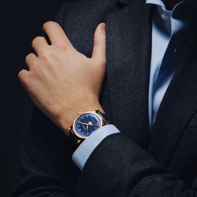 Reloj Raymond Weil millesime moonphase 39 mm, blue dial 2945-PC5-50001 - Imagen 4